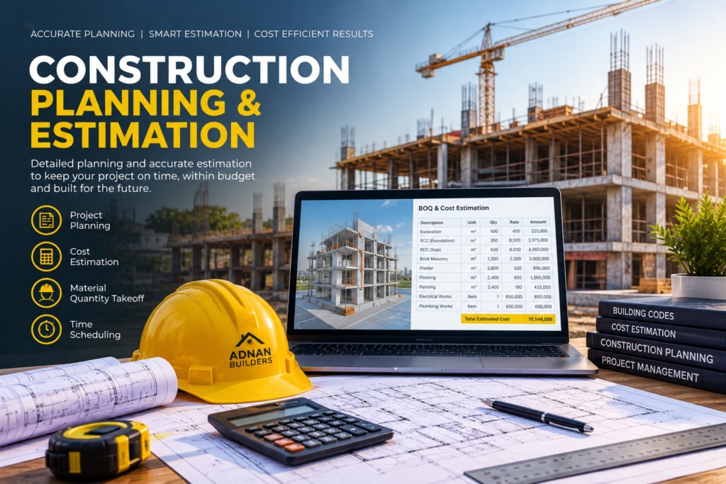 Construction Planning & Estimation ki pick