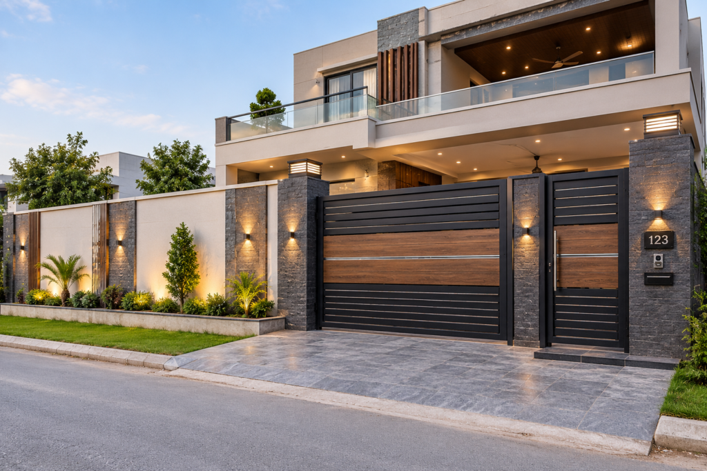 Boundary Wall & Gate Construction